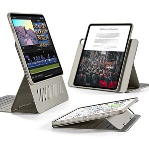 ESR Magnetic Case for iPad Air 11" M3/M2 & 10.9" 5th/4th Gen Titanium‎ Cover